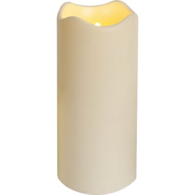 Star Trading - LED Blockljus Paul - 23cm - Beige