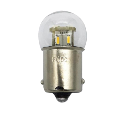 BA15s 6V 1.5W Röd LED