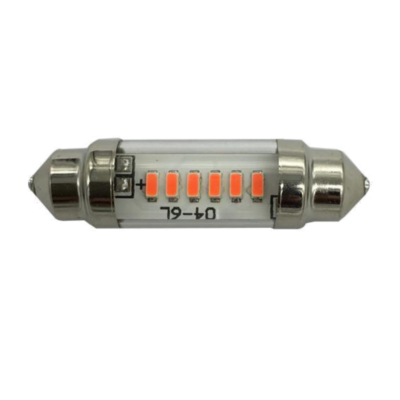 Spollampa 6V 42mm LED