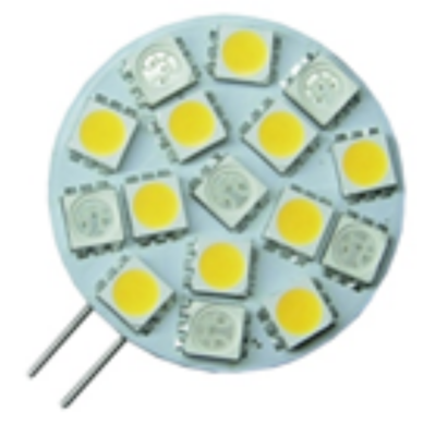 G4 12V/24V 1W/1.7W Röd/Varmvit LED