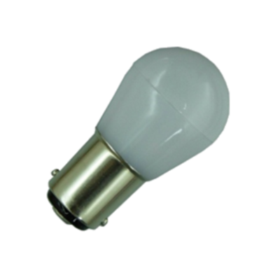 BA15d 12V/24V 1.5W Frostat glas LED