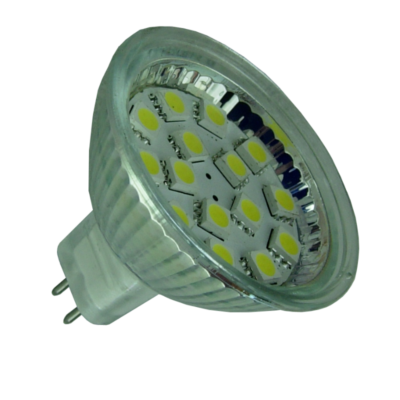 MR16 12V/24V 2.3W Glas LED