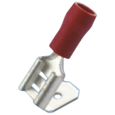 Forgreningsmuffe Vinyl Rød 6,3 x 0,8 mm - 10 stk.