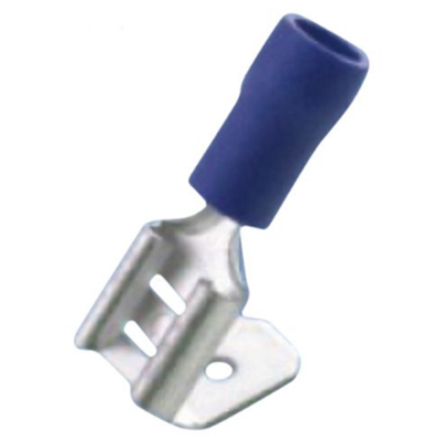 Forgreningsmuffe Vinyl Blå 6,3 x 0,8 mm - 10 stk.