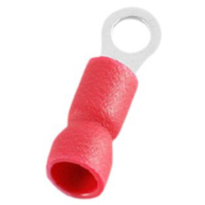 Ringkabelsko Röd 4.3mm #8 1.5mm2 - 10 st