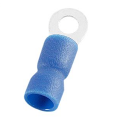 Ringkabelsko Blå 4.3mm #8 2.5mm2 - 10 st