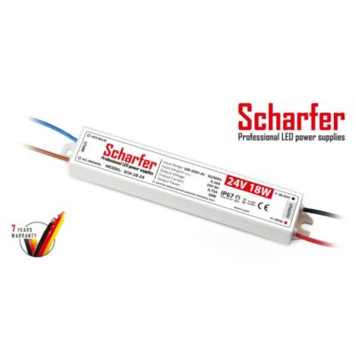Transformator 230V AC till 24V DC 18W