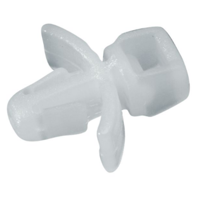 Kabelbinderanker 3,8 mm wit polyamide - 10 stuks