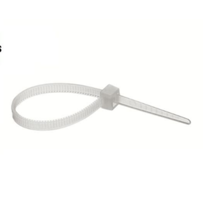 Kabelbinders 100 x 2,5 mm wit - 100 stuks