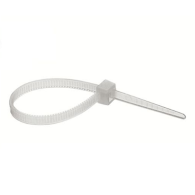 Kabelbinders 200 x 2,5 mm wit - 100 stuks
