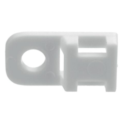 Kabelbinderanker 4,6 mm wit polyamide - 10 stuks