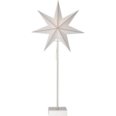 Stjärna på fot Astro Vit 74cm