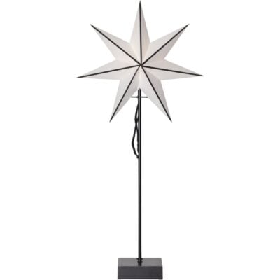 Stjärna på fot Astro Svart 74cm