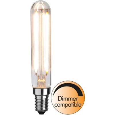 LED-lampa E14 T20 Clear - 3.3w - 2700K - Dimbar