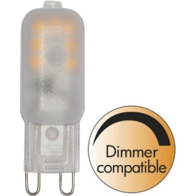 LED-lampa G9 Halo-LED - 1.5w - 2700K - Dimbar