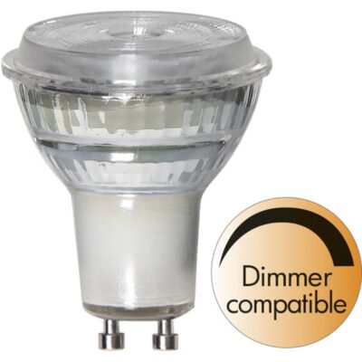 LED-lampa GU10 MR16 Spotlight Glass