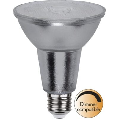 LED-lampa E27 PAR30 Spotlight Glass