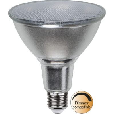 LED-lampa E27 PAR38 Spotlight Glass