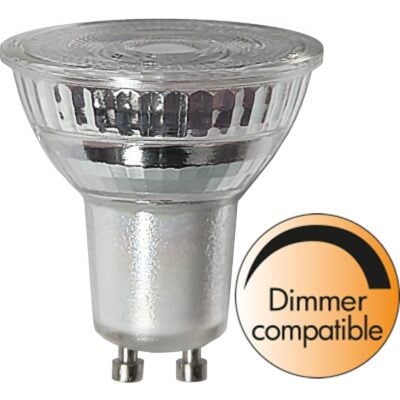 LED-lampa GU10 MR16 Spotlight Glass