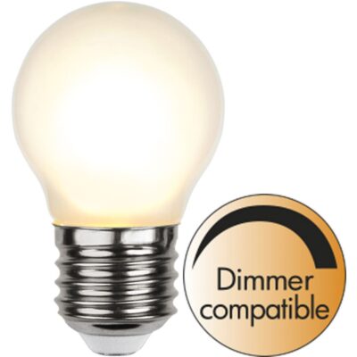 LED-lampa E27 G45 Frosted - 4.0w - 2700K - Dimbar