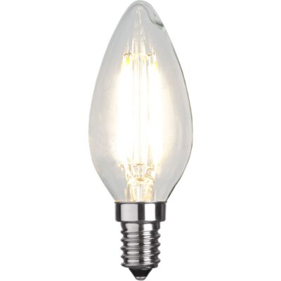 LED-lampa E14 C35 Clear - 4.0w - 2700K