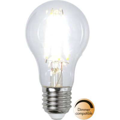 LED-lampa E27 A60 Clear - 8.0w - 4000K - Dimbar