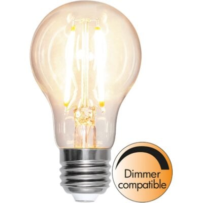LED-lampa E27 A60 Clear - 8.0w - 2700K - Dimbar
