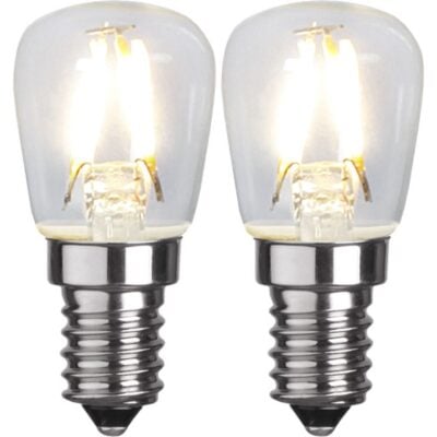 LED-lampa E14 ST26 Clear - 1.3w - 2700K