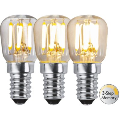 LED-lampa E14 ST26 Clear 3-step Memory - 2.5w - 3000K - 3-Step-Dim (Memory)