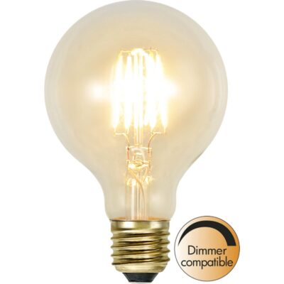LED-lampa E27 G80 Soft Glow - 1.6w - 2100K - Dimbar