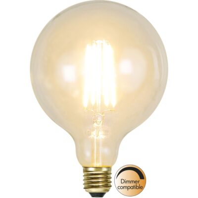 LED-lampa E27 G125 Soft Glow - 3.6w - 2100K - Dimbar