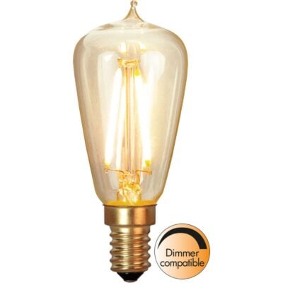 LED-lampa E14 ST38 Soft Glow - 1.9w - 2200K - Dimbar