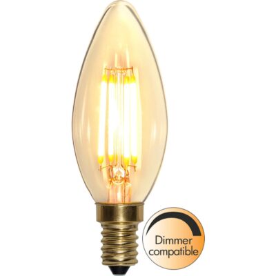 LED-lampa E14 C35 Soft Glow - 4.5w - 2100K - Dimbar