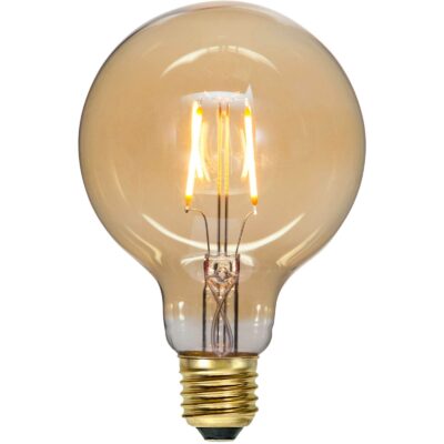 LED-lampa E27 G95 Plain Amber - 0.75w - 2000K
