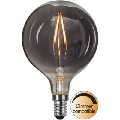 LED-lampa E14 G80 Decoled Smoke - 1.5w - 2100K - Dimbar