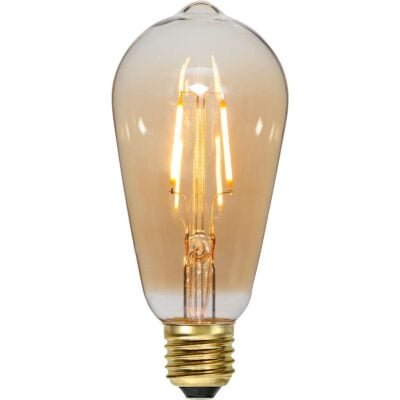 LED-lampa E27 ST64 Plain Amber - 0.75w - 2000K