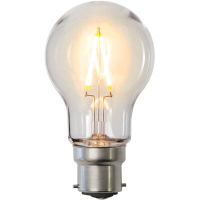 LED-lampa B22 A55 Outdoor Lighting PC Cover Filament - 1.0w - 2200K