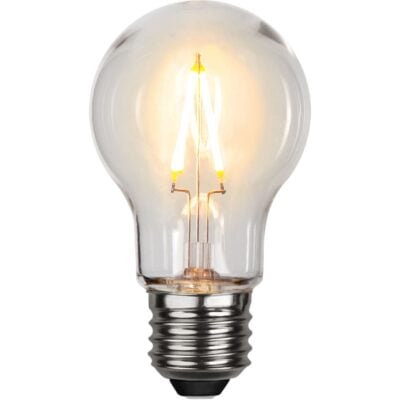 LED-lampa E27 A55 Outdoor Lighting PC Cover Filament - 1.0w - 2200K