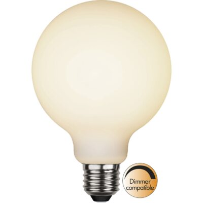LED-lampa E27 G95 Opaque Double Coating - 5.0w - 2600K - Dimbar
