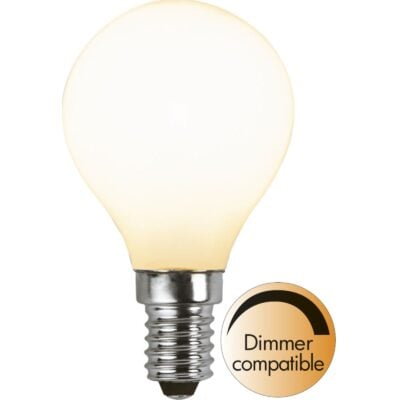 LED-lampa E14 P45 Opaque Filament RA90 - 5.0w - 3000K - Dimbar