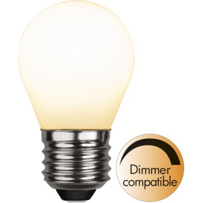 LED-lampa E27 G45 Opaque filament RA90 - 5.0w - 3000K - Dimbar