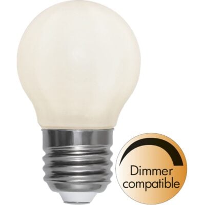 LED-lampa E27 G45 Opaque filament RA90 - 5.5w - 2700K - Dimbar