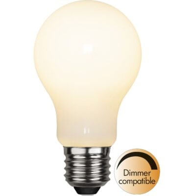 LED-lampa E27 A60 Opaque filament RA90 - 5.0w - 3000K - Dimbar