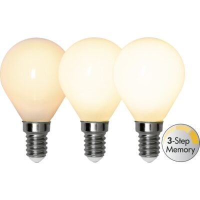 LED-lampa E14 P45 Opaque Filament RA90 3-step memory - 4.0w - 2700K - 3-Step-Dim