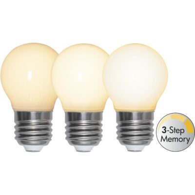 LED-lampa E27 G45 Opaque Filament RA90 3-step memory - 4.0w - 2700K - 3-Step-Dim