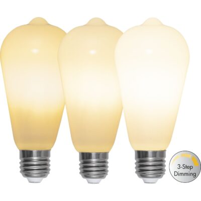 LED-lampa E27 ST64 Opaque Filament RA90 3-step - 6.5w - 2700K - 3-Step-Dim