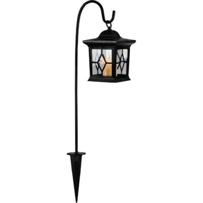 Star Trading - Solcellsbelysning - Solcellslykta Milan - Svart - 58cm