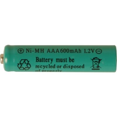 Star Trading - Solcellsbelysning - Laddbart batteri AAA 1,2V 600mAh Ni-MH - Grön