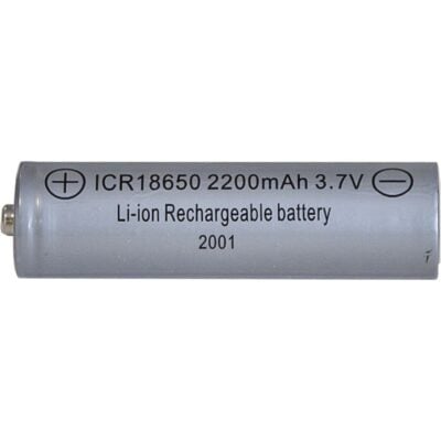 Star Trading - Solcellsbelysning - Laddbart batteri 18650 3,7V 2200mAh Li-ion -