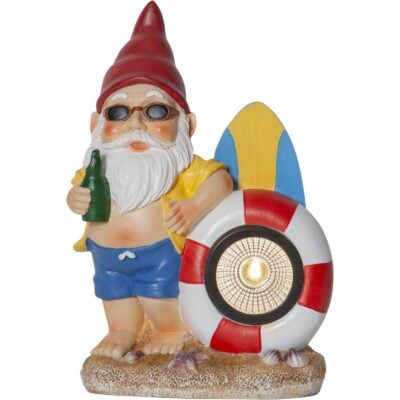Star Trading - Solcellsbelysning - Solcellsdekoration Gnomy - Multi - 23cm